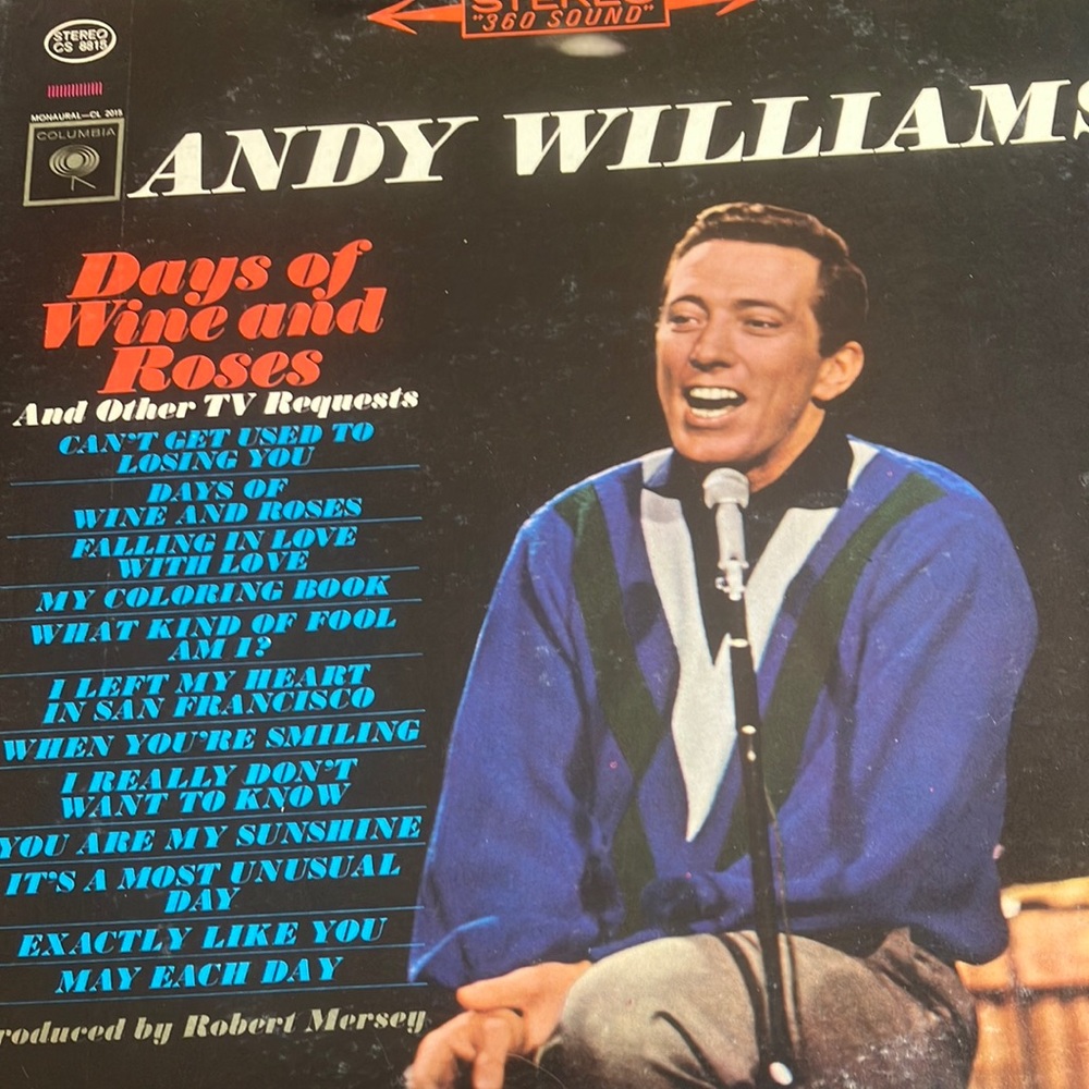 Andy Williams Vinyl Record